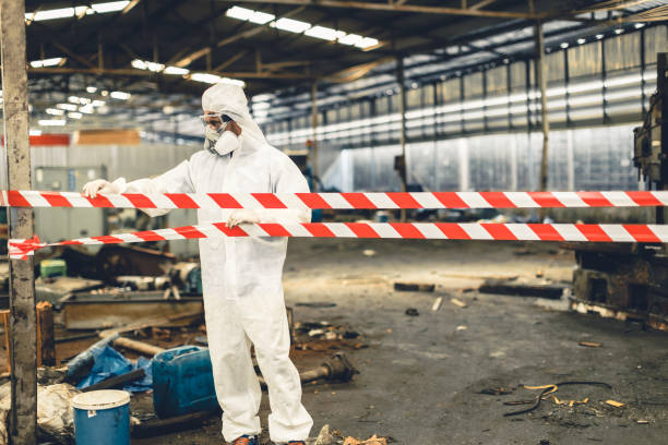 Professional Unattended Death Cleanup technician working in Milford, IL